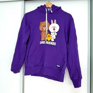 Hoodie with Line Friends